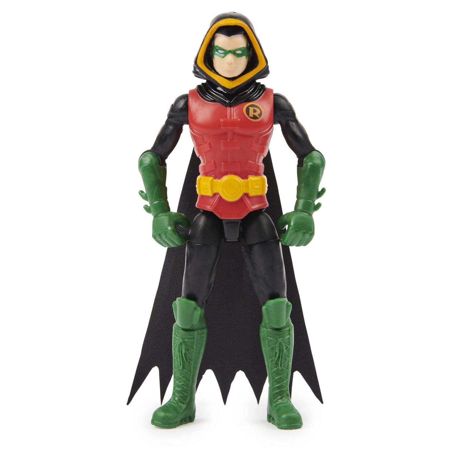 BATMAN, Figurine articulée ROBIN de 10 cm avec 3 accessoires mystère, Mission 1