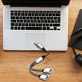 thumbnail image 4 of Type-C to USB Hub Splitter - 2-Port, Plug & Play & Compact - High-Speed Data Transfer/Charging for Laptops/Phones, 4 of 5