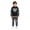 Black1, variant on Kids Skeleton 2 Piece Tracksuit, Hoodie Jogger Pants Halloween Set, Soft Outfit with Pockets for Trick or Treat, School Parade, Fall Daily Wear(Black2/5-6 Years)