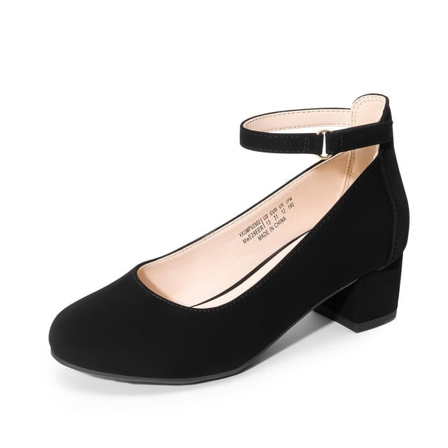 Zapatos de Vestir para Niña DREAM PAIRS KKUMPU2502 Tacón Negro 4.5 cm