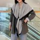 thumbnail image 3 of 130x130cm Large Fashion Geometric Printed Scarf Women Twill Imitation Silk Hijab, 3 of 4