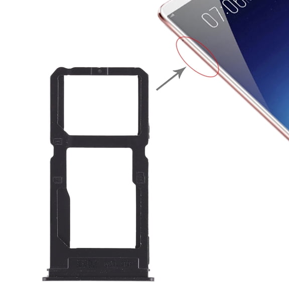 For Vivo X20 Plus SIM Card Tray SIM Card Tray / Micro SD Card Tray