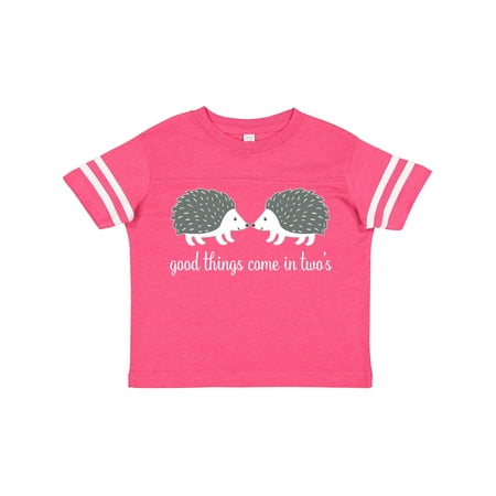 

Inktastic Twin Hedgehogs Baby Gift Gift Toddler Boy or Toddler Girl T-Shirt