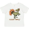 thumbnail image 3 of Inktastic Clever Turkey Thanksgiving Dinosaur Boys or Girls Toddler T-Shirt, 3 of 5