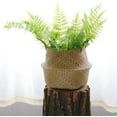 thumbnail image 4 of Jute Basket Woven Planter Basket,Craft Large Seagrass Belly Basket for Storage, Laundry, Picnic and Woven Straw Beach Bag - Plant Pots Cover Indoor Decorative (Size : S), 4 of 9