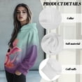thumbnail image 6 of COEQINE Sweatshirts Oversized Women's Hoodies Loose Soft Long Sleeves Cozy Casual Wear Pullover Cute Axolotl Fit Hooded Sweatshirt Fashion Y2K Lightweight Fall Winter Outfits Clothes, M, 6 of 7