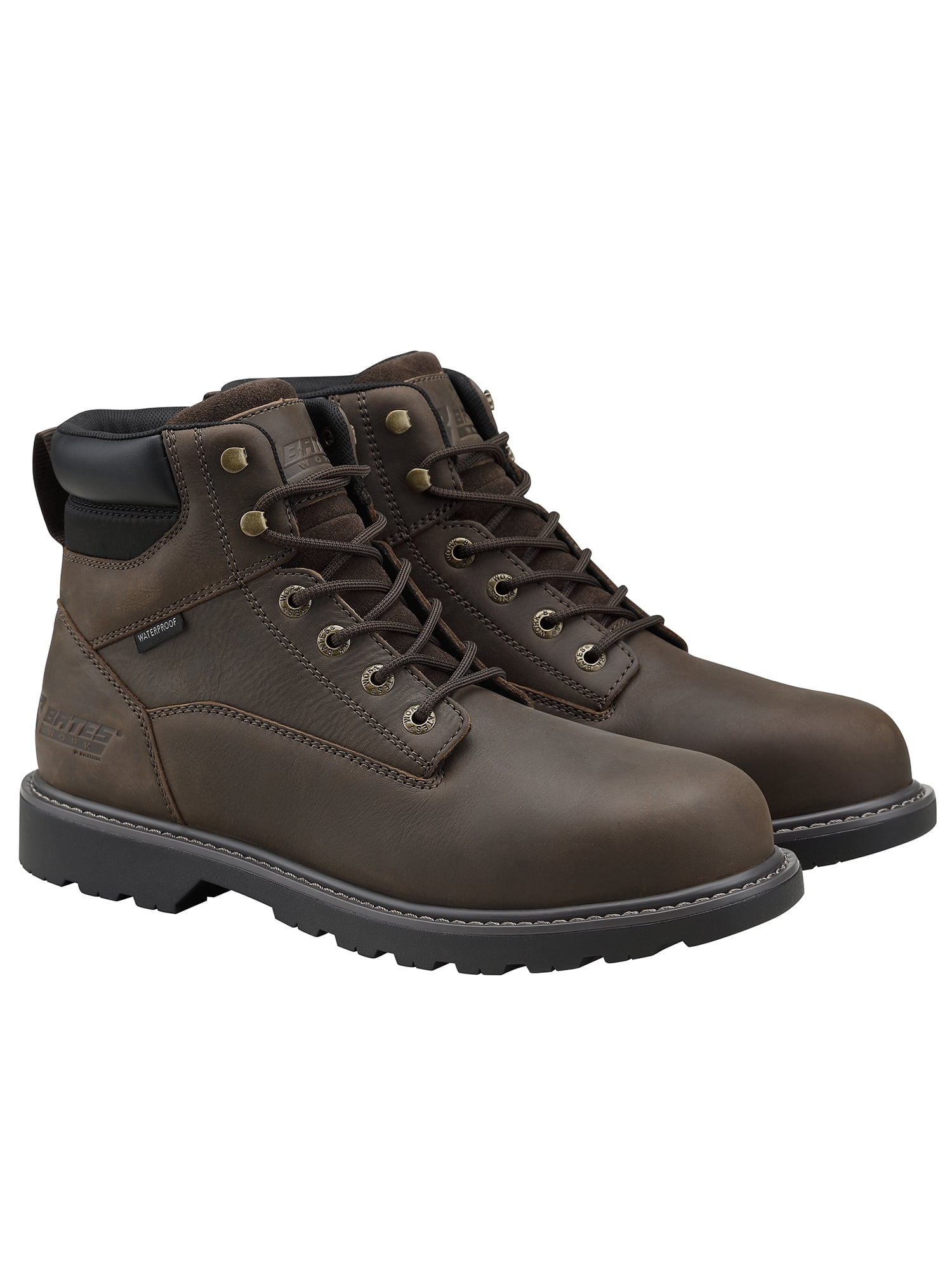 Bates Work by Wolverine Men's Mechanic Waterproof Steel Toe Work Boot