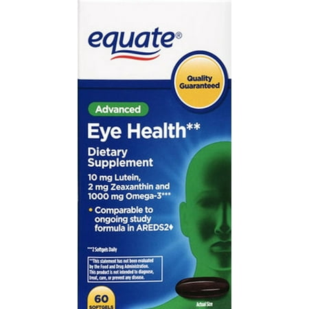 Equate Advanced Eye Health Dietary Supplement, 60ct