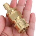 thumbnail image 2 of Shisuyan 1 Pair Pressure Washer Adapter Set Brass External Male and Female Quick Connector Kit Pressure Washer External Female and Male Thread Fitting, 2 of 8
