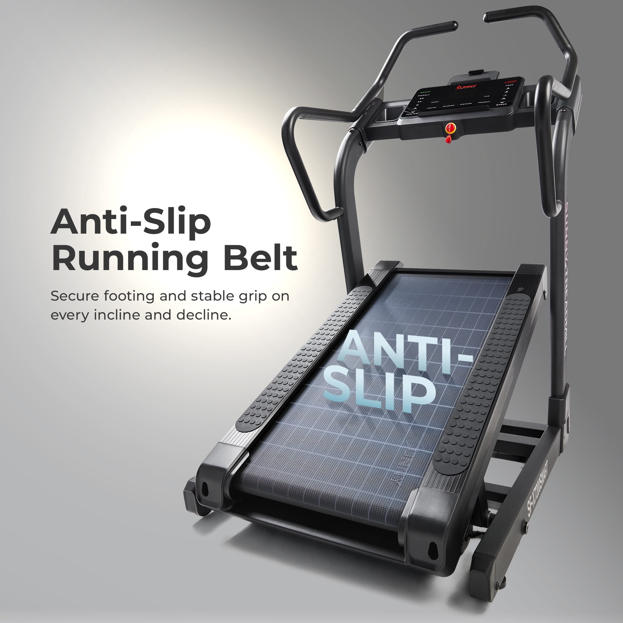Sunny Health & Fitness Commercial Level Ultimate Incline Decline Treadmill - SF-X7200SMART