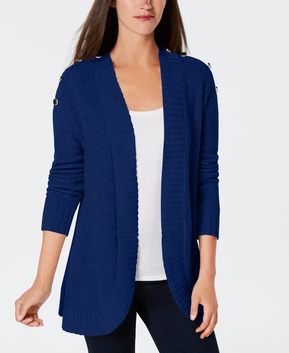 curved hem cardigan ladies