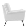 thumbnail image 3 of Modway Chesapeake Fabric Armchair in Black White, 3 of 8