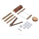 thumbnail image 5 of Plataforma de Ramas de Pie de Aves, Accesorios de Jaula 6pcs fácil Instalación de percha de madera multifunción para periquito, 5 of 7
