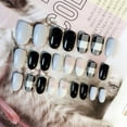 thumbnail image 4 of 24Pcs Nail Tips,  Friendly Fake Artificial Nails, Durable For Both Professional Nail Specialist And Nail Art Learner, 4 of 7