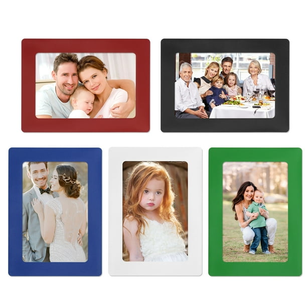 Skycase 5 Pack Photo Frame for Fridge 4x6 Inch, Colorful Picture Frames
