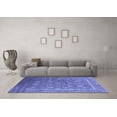 thumbnail image 3 of Ahgly Company Indoor Rectangle Oriental Blue Industrial Area Rugs, 5' x 7', 3 of 4