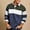 #Navy, variant on DPTALR Men's Casual Fashion Printed Long Sleeve Turndown Collar Shirt,Army Green, XXL