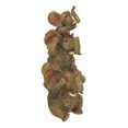 thumbnail image 1 of Comical Stacked No Evil Elephant Trio Statue, 1 of 4
