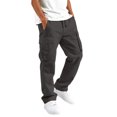 thumbnail image 5 of CONZONE Kids Boys Baggy Cargo Pants Straight Leg Hiking Pants for Child Elastic Waist Drawstring Lightweight Fall Winter Outdoor Jogger Pants with Pockets, 5 of 5