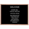 thumbnail image 1 of Aarco Products AOFD3648 36 in. H Framed Letter Board Message Center - Red Oak, 1 of 1