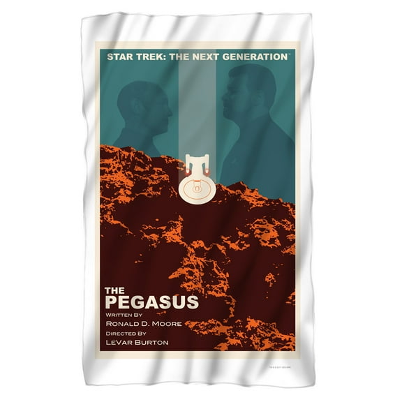 Star Trek TNG Season 7 Episode 12 Fleece Blanket (36x58)