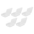thumbnail image 3 of 5Pcs Makeup Sponge Box Strong ABS Transparent Smoothing Durable Nail Storage Box for Family Office Travel, 3 of 14