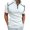 White, variant on WTOBBY Men's Golf Short Sleeve T-Shirt Lightweight and Breathable, Quarter-Zip Lapel Collar, Stylish Casual Shirt for Golf, Outdoor, and Everyday Active Wear,Army Green L