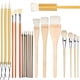 thumbnail image 1 of Juego de pinceles para esmaltado de cerámica, 20 piezas de diferentes formas, herramientas de cerámica, arte de lana, para cerámica, acrílico, acuarela, acrílico., 1 of 5