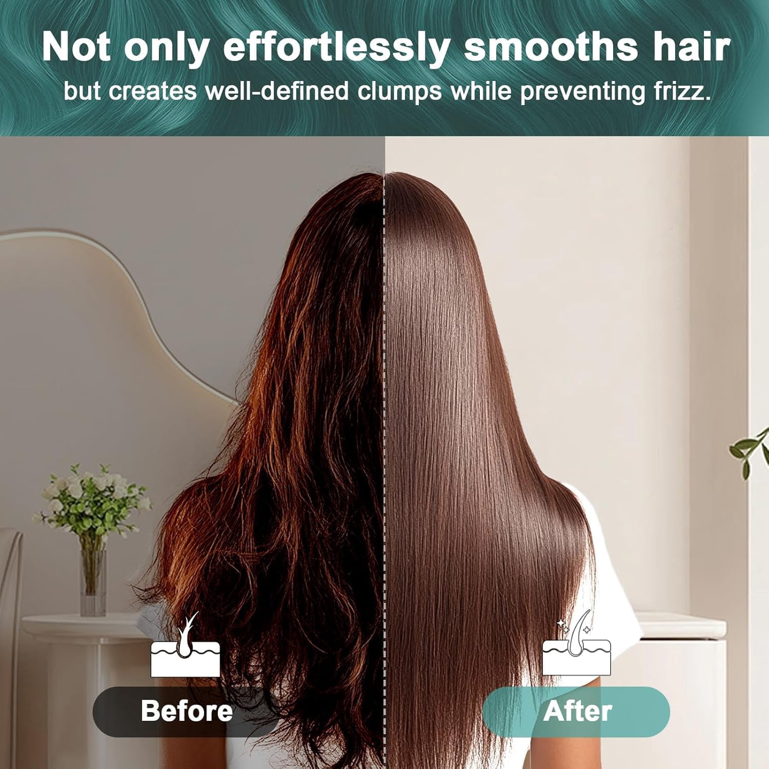 Gentle Scalp Massage Boar Bristle Hair Brush for Fine Hair, Ultimate Smoothing Vented Detangler Wet Brush for Women – A Great Gift