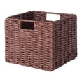 thumbnail image 3 of Tessa 3-Pc Foldable Woven Rope Basket Set, Walnut, 3 of 7