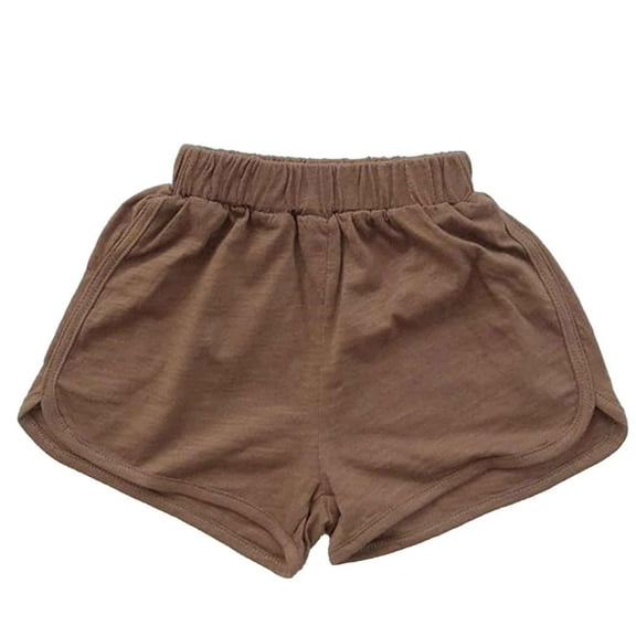 OSOLU Toddler Kids Boys Girls Casual Shorts Summer Holiday Beach Pants Child Sport Shorts Baby Relaxed Fit Dailywear, 6-7 Years