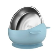 Vvcesidot Baby Bowls with Suction 3D Panda Toddler Bowls Suction Stainless Steel Inner Grip Training Utensils Feeder Containers for Dish Eating Dinner Travel Food Kids Snack well made