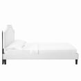 thumbnail image 3 of Modway Adelaide Performance Velvet Queen Platform Bed in White, 3 of 10