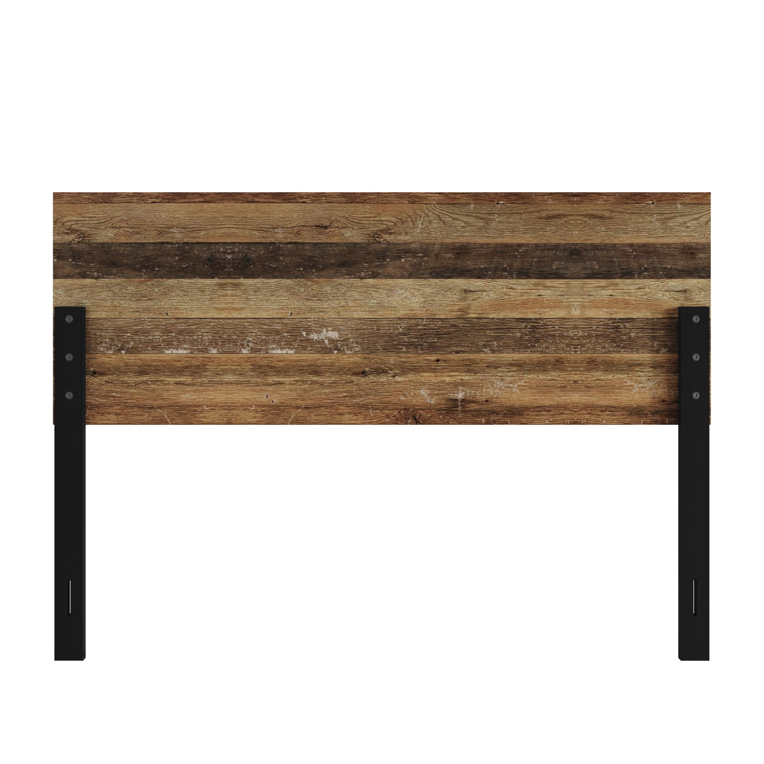 Home Design Yakima Twin Headboard with Farmhouse Design, Vintage Oak, Adjustable Height, Easy Assembly
