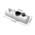 thumbnail image 4 of Cateissary Shower Rail Slide Holder 360 Smooth Burr No Surface Different Unique Design Degree Rotation Installment Easy Hole Accesorios de baño R 22 Cateissary HA5748-02B, 4 of 6