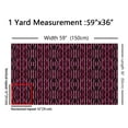 thumbnail image 3 of jejeloiu Aesthetic Geometric Geometric Fabric by the Yard 3 Yards,Minimalist Stripes Lines Sewing Fabric,Red Black Fabric for Sewing For Teens,Luxury Bedroom Decor, 3 of 6