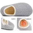 thumbnail image 4 of Ecetana Fuzzy Slippers for Women Plush Closed Back Non-Slip Indoor House Slippers, 4 of 7