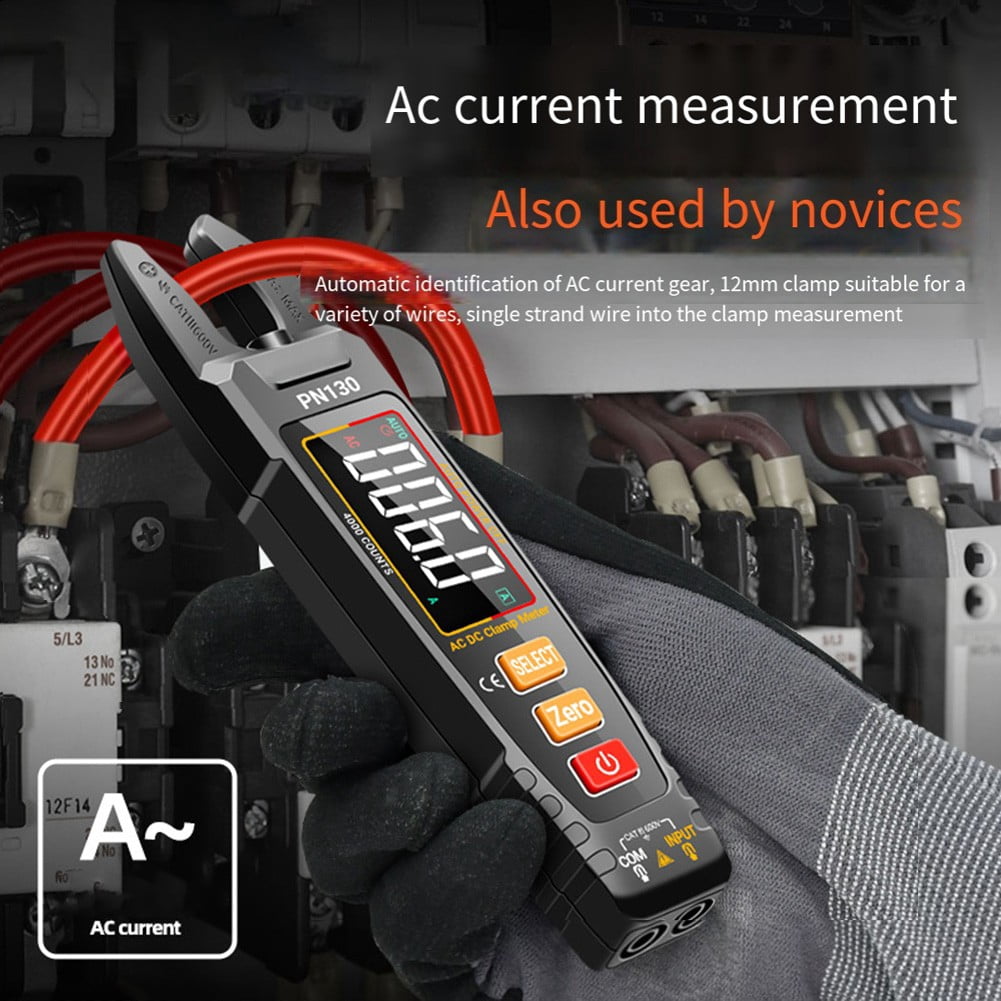 PN130 Digital U-shaped Clamp Meter Smart VA Color Screen Multimeter Rechargeable