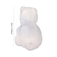thumbnail image 2 of Clear Giant Gum-my Container - Candy Gift-Ready Plastic Jar, Bear Shaped Container Great for Wedding Favors, DIY Crafts, and Countertop Display 13", Purple, 2 of 5