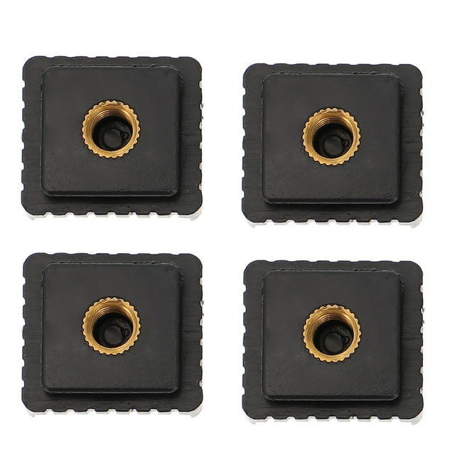 MasteelfCA 4 Pcs Support de Hot-Shoe Trou 1/4 Pouce Libération Rapide Support de Hot-Shoe pour Flash