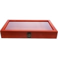 thumbnail image 2 of 1Pcs Display Case Wooden Box for Specimen Storage Collectors Vintage Design 37.8X22X5.5in, 2 of 8