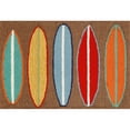 thumbnail image 1 of Liora Manne FTP34140619 Frontporch 1406-19 Surfboards Brown 30 x 48 In. Area Rugs, 1 of 5