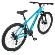 Mongoose Grafton Mountain Bike, 27.5-Inch Wheel, 21 Speed, Blue