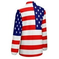 thumbnail image 5 of American Flag Long Sleeve Blouse Woman Streetwear Casual Shirts Summer Oversize Woman Streetwear Clothing Birthday Present, 5 of 7