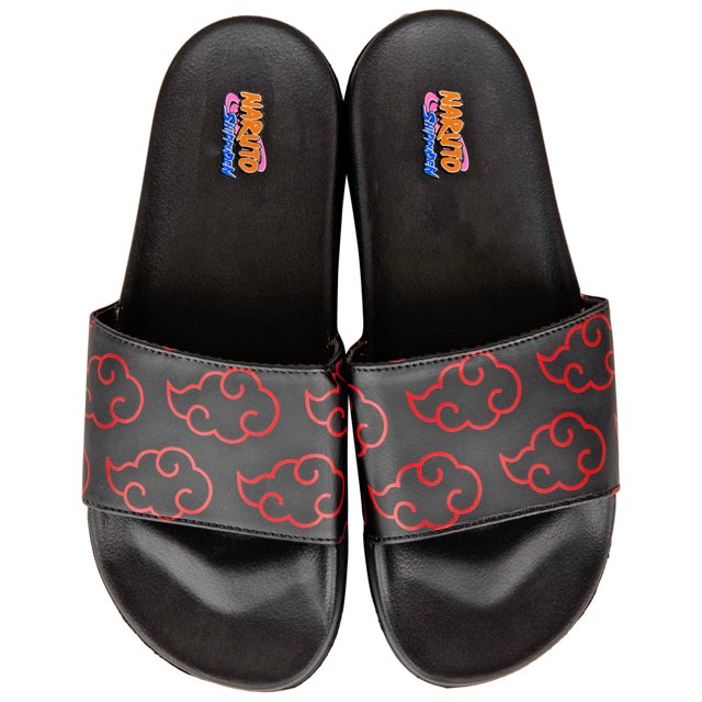 Naruto Akatsuki Soccer Slides Flip Flop Adult Sandals-Size 9-10