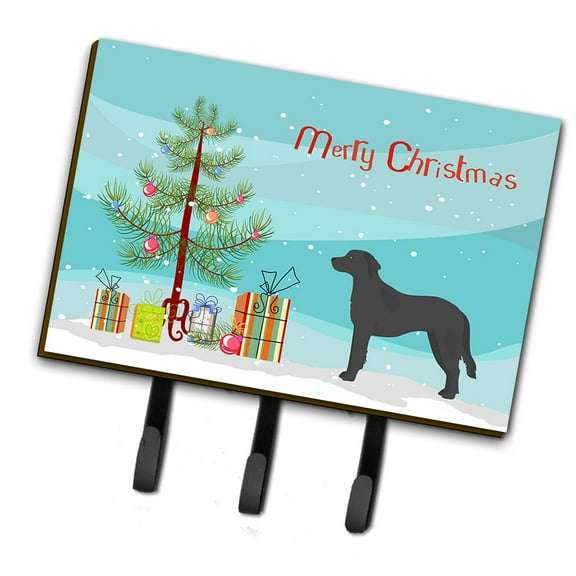 Black Goldador Christmas Tree Leash or Key Holder