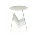 thumbnail image 4 of Gazette Magazine Table White Metal, 4 of 4