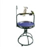 Deluxe Bird Play Stand with Wood Perch Color: Platinum