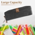 thumbnail image 3 of Unique Bargains Snowflake Oxford Style Pencil Pouch with Large Capacity Gray, 3 of 6
