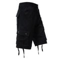 thumbnail image 6 of Havenre Men's Multi Pocket Zipper Cargo Shorts Big and Tall Regular Fit Casual Outdoor Hiking Loose Fit Twill Classic Short Pants Black XXXXL, 6 of 8